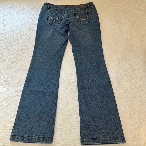 American Blues Vintage Y2K Bootcut Jeans. Size: 10. Medium Wash. - Picture 7 of 8